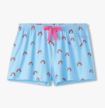 Little Blue House Women's Lucky Rainbow Pajama Shorts In A Bag